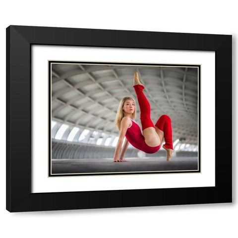 The sky the limit Black Modern Wood Framed Art Print with Double Matting by Ng, Joseph