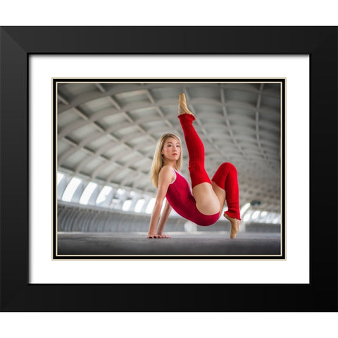 The sky the limit Black Modern Wood Framed Art Print with Double Matting by Ng, Joseph