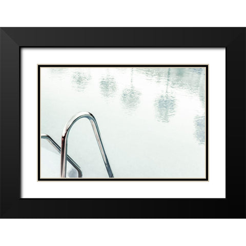 Pool_001 Black Modern Wood Framed Art Print with Double Matting by 1x Studio III