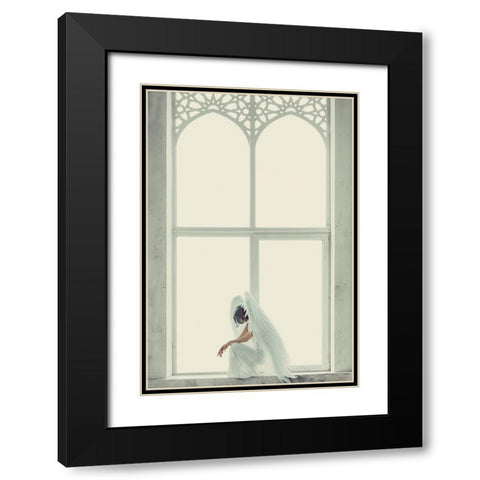 Windows of Angel II Black Modern Wood Framed Art Print with Double Matting by InTheMoment
