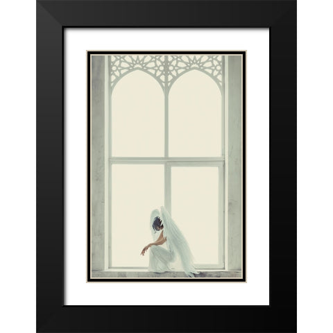 Windows of Angel II Black Modern Wood Framed Art Print with Double Matting by InTheMoment