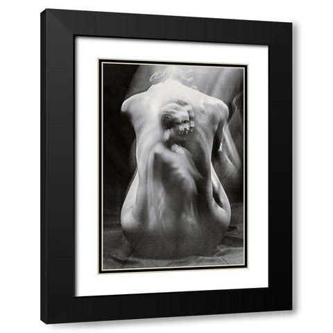 The Experiment Black Modern Wood Framed Art Print with Double Matting by Bousca, Bogdan