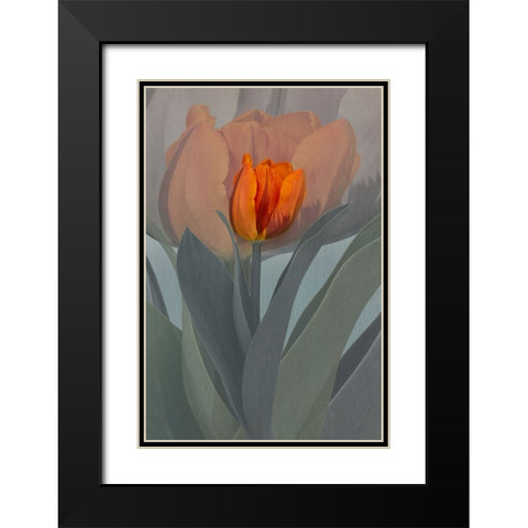 Candle Black Modern Wood Framed Art Print with Double Matting by Urbanski, Richard