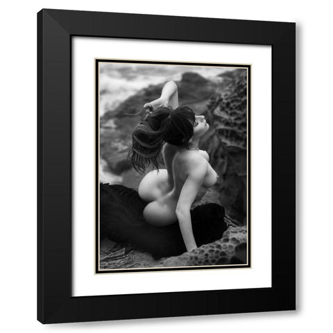 Getting Free (Part 2) Black Modern Wood Framed Art Print with Double Matting by Lazzarotti, Paolo