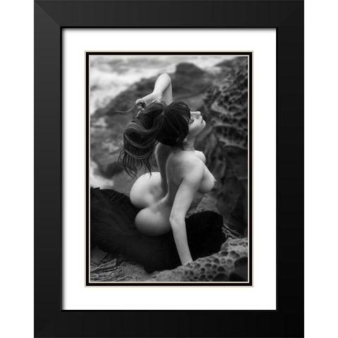 Getting Free (Part 2) Black Modern Wood Framed Art Print with Double Matting by Lazzarotti, Paolo