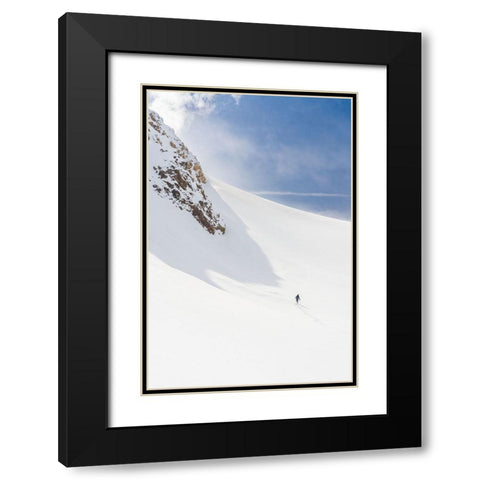 Size contrast Black Modern Wood Framed Art Print with Double Matting by Iezzi, Leonardo