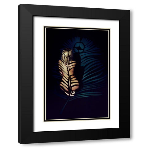 Dark Summer Black Modern Wood Framed Art Print with Double Matting by Bolgov (Axe), Ruslan