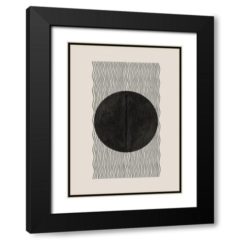 BaB No2. Black Modern Wood Framed Art Print with Double Matting by The Miuus Studio