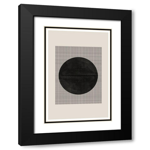 BaB No7. Black Modern Wood Framed Art Print with Double Matting by The Miuus Studio