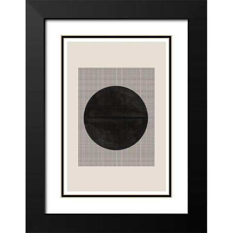 BaB No7. Black Modern Wood Framed Art Print with Double Matting by The Miuus Studio