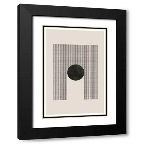 BaB No9. Black Modern Wood Framed Art Print with Double Matting by The Miuus Studio