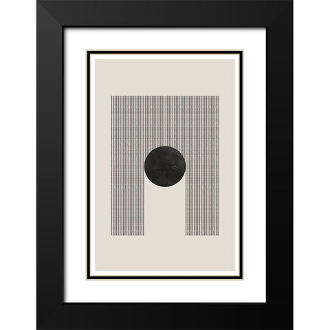 BaB No9. Black Modern Wood Framed Art Print with Double Matting by The Miuus Studio
