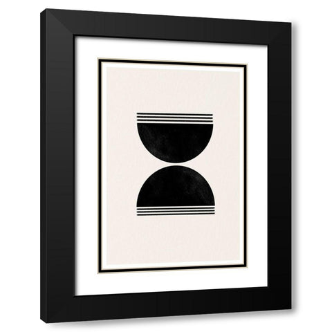 BaB No12. Black Modern Wood Framed Art Print with Double Matting by The Miuus Studio