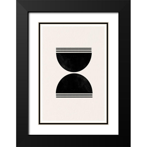 BaB No12. Black Modern Wood Framed Art Print with Double Matting by The Miuus Studio