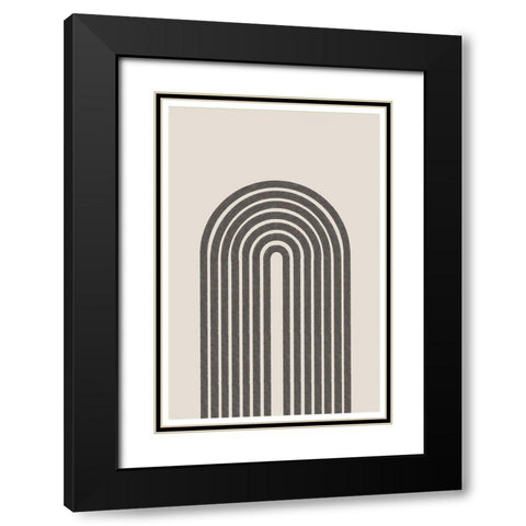 BaB No13. Black Modern Wood Framed Art Print with Double Matting by The Miuus Studio