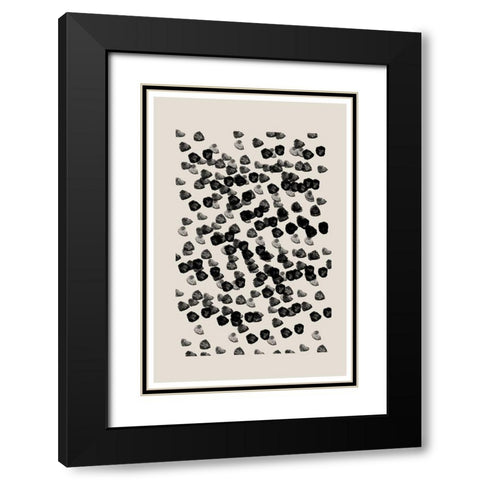 BaB No20. Black Modern Wood Framed Art Print with Double Matting by The Miuus Studio