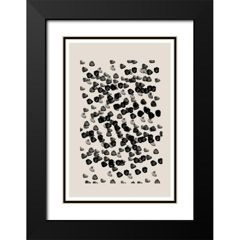 BaB No20. Black Modern Wood Framed Art Print with Double Matting by The Miuus Studio