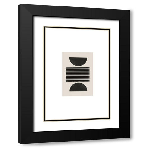 BaB No21. Black Modern Wood Framed Art Print with Double Matting by The Miuus Studio