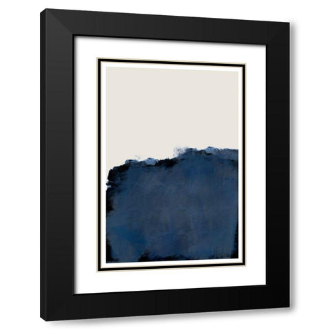 Modern Landscape Black Modern Wood Framed Art Print with Double Matting by The Miuus Studio