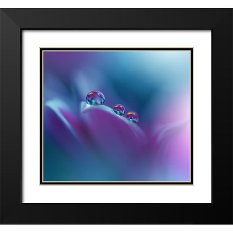 Memories Of Sea..III Black Modern Wood Framed Art Print with Double Matting by Nan, Juliana