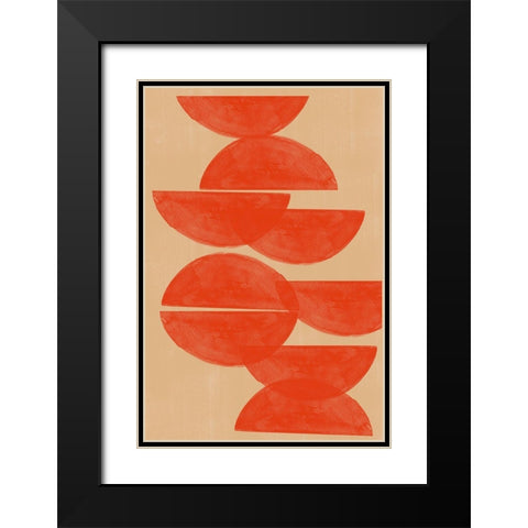 The Future is Bright Black Modern Wood Framed Art Print with Double Matting by The Miuus Studio