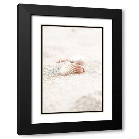 Beach_013 Black Modern Wood Framed Art Print with Double Matting by 1x Studio III