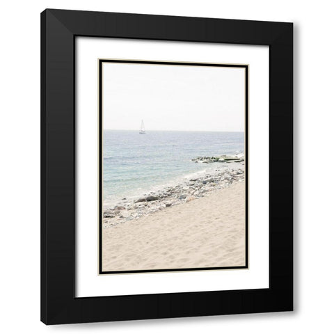 Beach_012 Black Modern Wood Framed Art Print with Double Matting by 1x Studio III