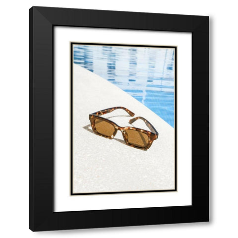 Pool_002 Black Modern Wood Framed Art Print with Double Matting by 1x Studio III