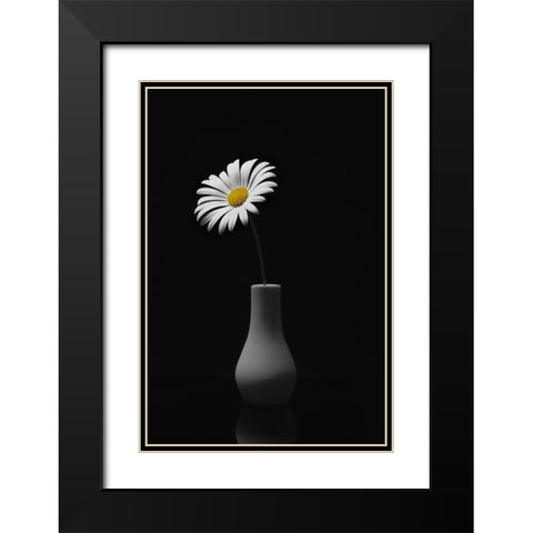 Happy-Go-Lucky Black Modern Wood Framed Art Print with Double Matting by Ulrich Gandenberger, Frank