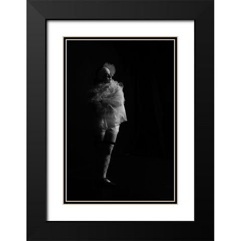 Alone... Black Modern Wood Framed Art Print with Double Matting by Resch, Iris