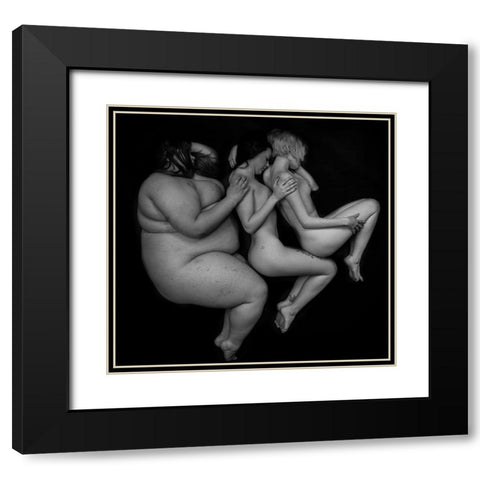 Served Black Modern Wood Framed Art Print with Double Matting by D. Pop, Ovi
