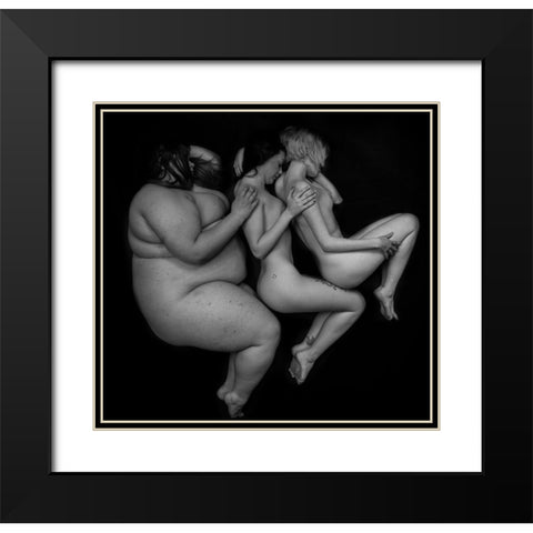 Served Black Modern Wood Framed Art Print with Double Matting by D. Pop, Ovi