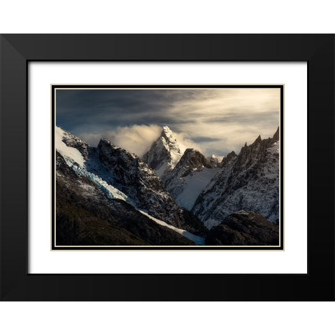 The Throne Black Modern Wood Framed Art Print with Double Matting by Naing Wynn, Ye