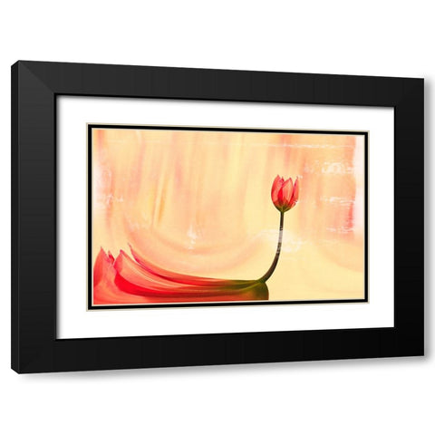 dancer Black Modern Wood Framed Art Print with Double Matting by Ignatova, Desislava