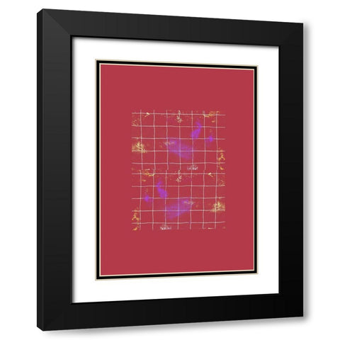 Real Black Modern Wood Framed Art Print with Double Matting by Woelders, Tania Sloth