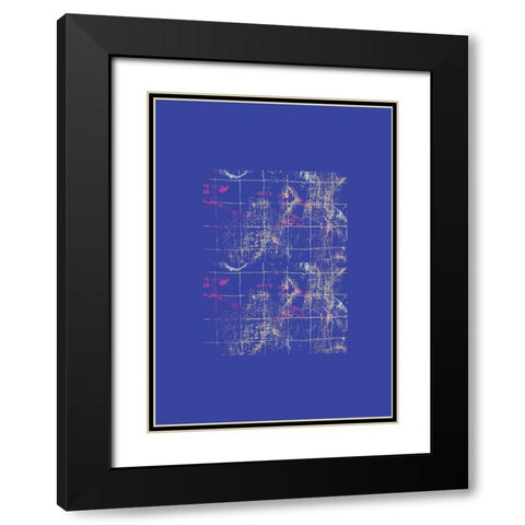 Reset Black Modern Wood Framed Art Print with Double Matting by Woelders, Tania Sloth