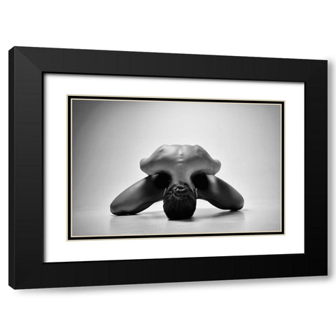Hidden Emotions (Chrysalis) Black Modern Wood Framed Art Print with Double Matting by Alexandr
