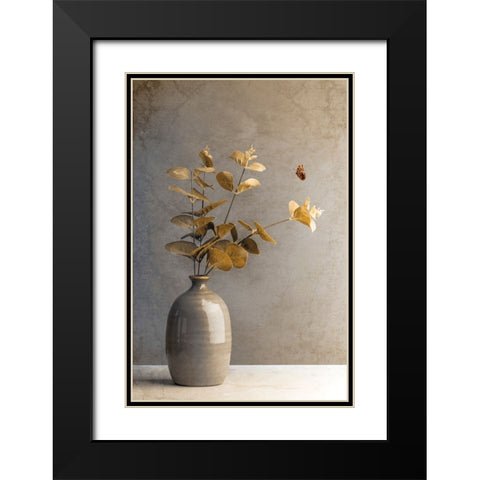 Precious Moments Black Modern Wood Framed Art Print with Double Matting by Kiral, Cicek