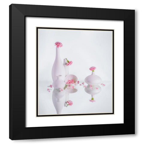 Still Life 35 Black Modern Wood Framed Art Print with Double Matting by Sheng, Alice