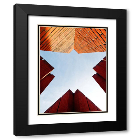 Its a Bird... Its a Plane... Its... Black Modern Wood Framed Art Print with Double Matting by Surleac, Marius