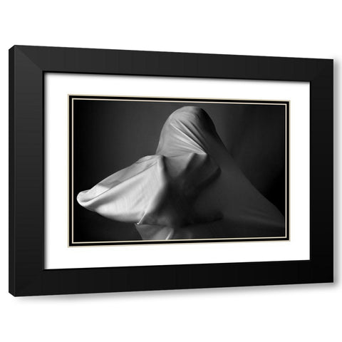 Fanatic Black Modern Wood Framed Art Print with Double Matting by Arabzadeh, Abbas