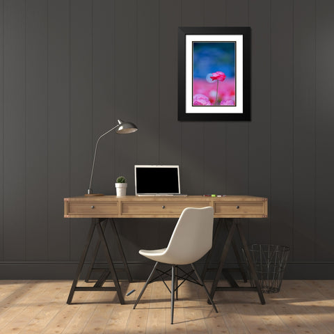 Untitled Black Modern Wood Framed Art Print with Double Matting by Nakada, Chisho