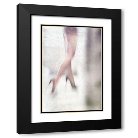 Space Black Modern Wood Framed Art Print with Double Matting by Schottstaedt, Erik