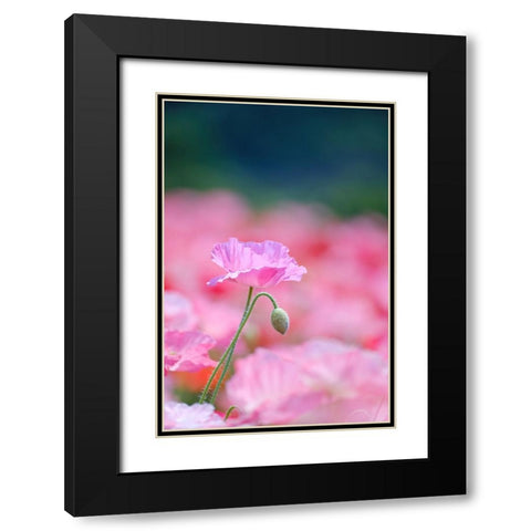 Untitled Black Modern Wood Framed Art Print with Double Matting by Nakada, Chisho