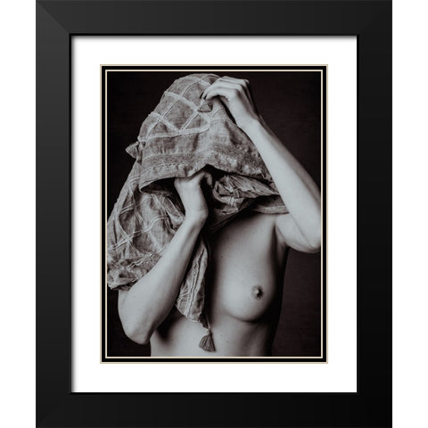 Hidden Black Modern Wood Framed Art Print with Double Matting by Weiss, Konstantin