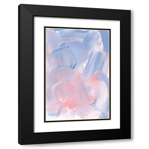 Emotions in Pastel Black Modern Wood Framed Art Print with Double Matting by Sawall, Anastasia