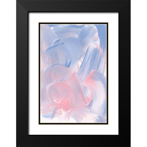 Emotions in Pastel Black Modern Wood Framed Art Print with Double Matting by Sawall, Anastasia