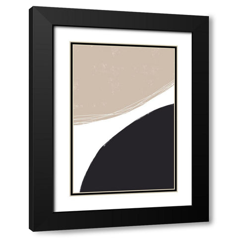 Joyful Harmony Black Modern Wood Framed Art Print with Double Matting by Sawall, Anastasia