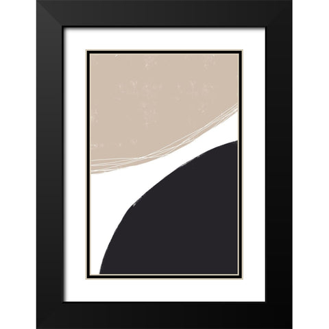 Joyful Harmony Black Modern Wood Framed Art Print with Double Matting by Sawall, Anastasia