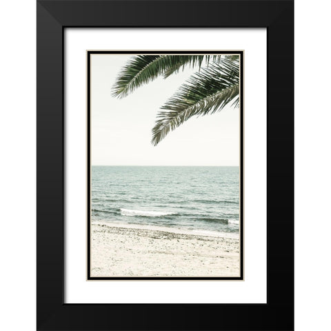 Solaris 03 Black Modern Wood Framed Art Print with Double Matting by 1x Studio III